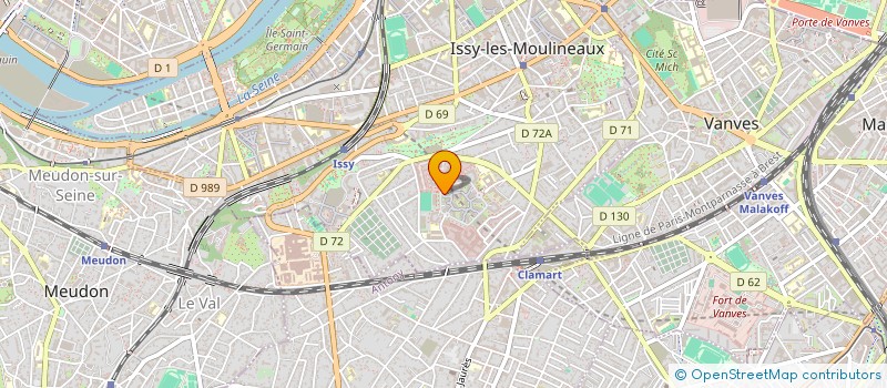 localisation de l'entreprise MADAME MAUD LEGRAND à ISSY-LES-MOULINEAUX