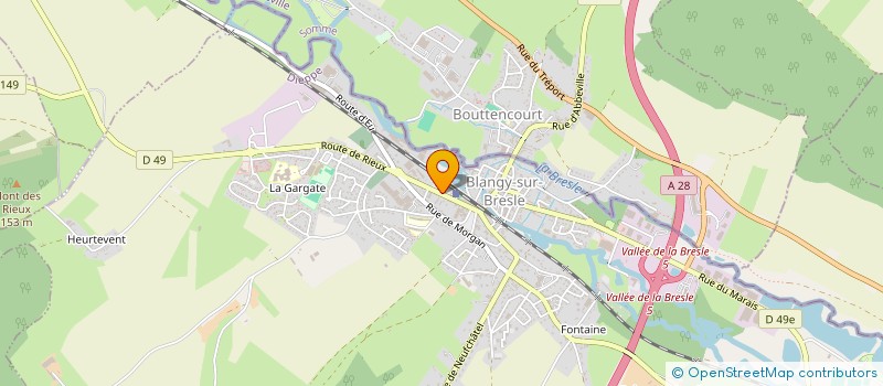 localisation de l'entreprise MADAME MAUD LERMECHIN  BLANGY-SUR-BRESLE