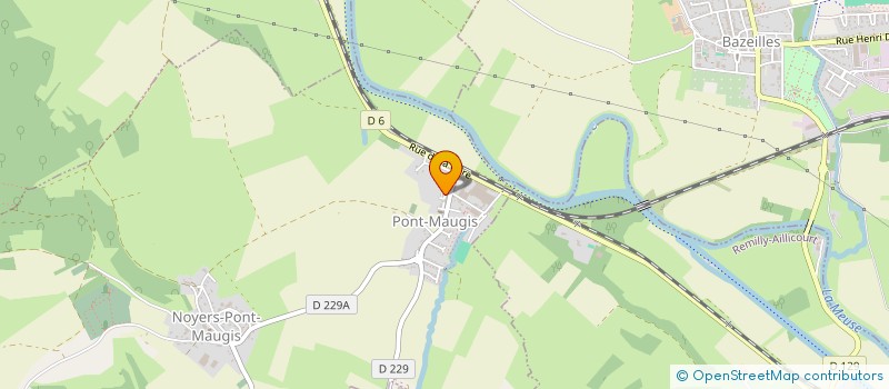 localisation de l'entreprise MADAME MAUD LERUTH  NOYERS-PONT-MAUGIS