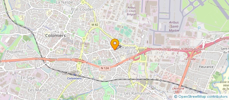 localisation de l'entreprise MADAME MAUD LETELLIER à COLOMIERS