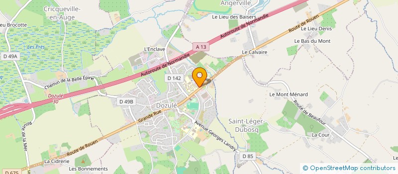 localisation de l'entreprise MADAME MAUD LINSTER  DOZULE