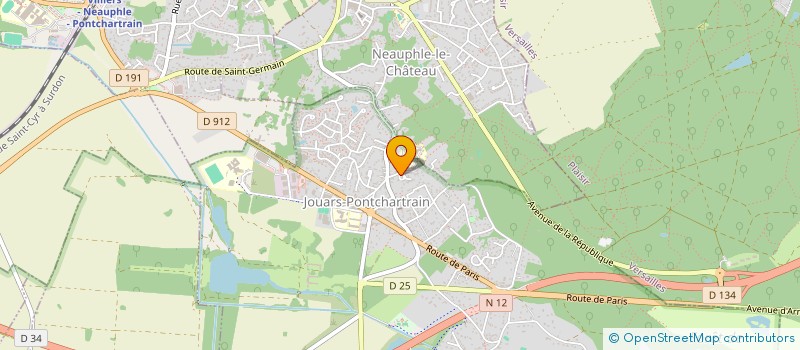 localisation de l'entreprise MADAME MAUD LONGEVAL  JOUARS-PONTCHARTRAIN