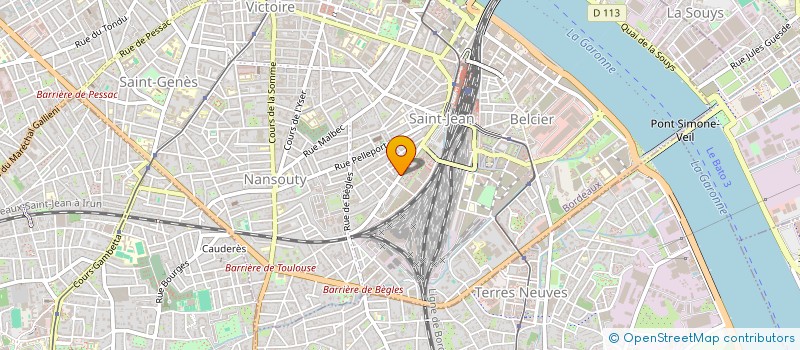 localisation de l'entreprise MADAME MAUD LOUET  BORDEAUX