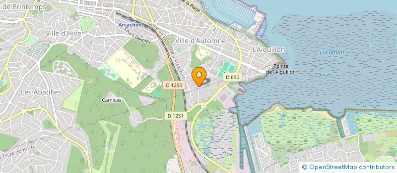 localisation de l'entreprise MADAME MAUD MACIEJEWSKI  ARCACHON