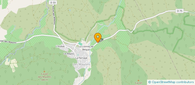 localisation de l'entreprise MADAME MAUD MAGNIN à LE CANNET-DES-MAURES