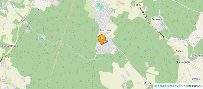 localisation de l'entreprise MADAME MAUD MAINDRU  SOUSTONS