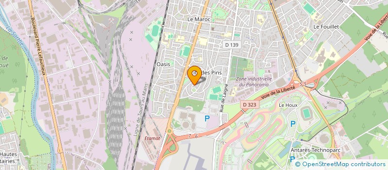 localisation de l'entreprise MADAME MAUD MARCILLE  LE MANS