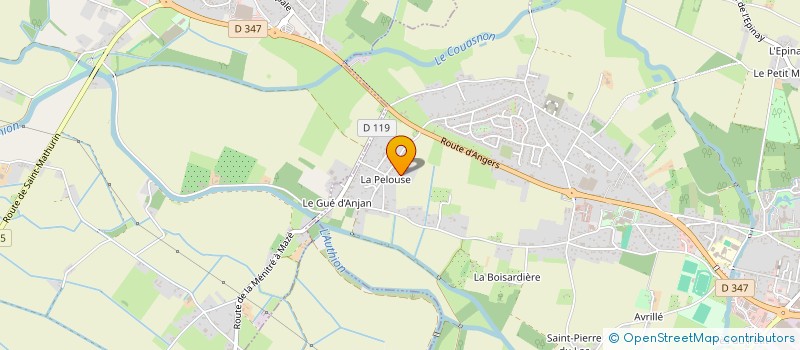 localisation de l'entreprise MADAME MAUD MARSAULT  BEAUFORT-EN-ANJOU