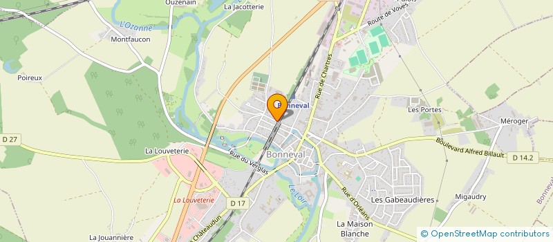 localisation de l'entreprise MADAME MAUD MEHAYE  BONNEVAL