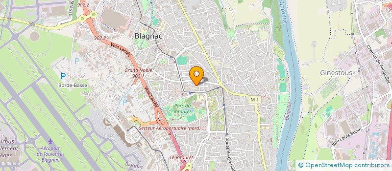 localisation de l'entreprise MADAME MAUD MERCIER  BLAGNAC