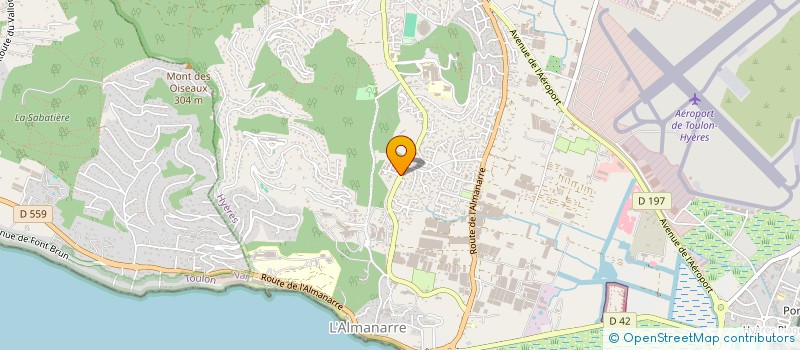 localisation de l'entreprise MADAME MAUD MESLET  HYERES