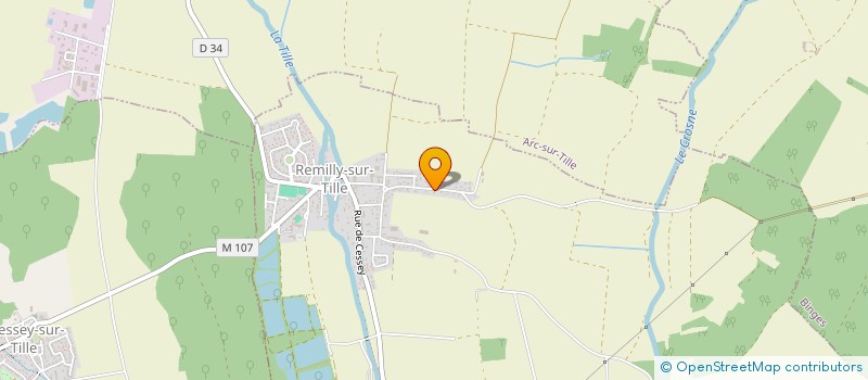 localisation de l'entreprise MADAME MAUD MILDNER  REMILLY-SUR-TILLE