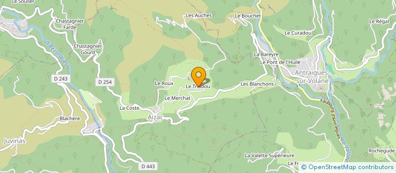 localisation de l'entreprise MADAME MAUD MOAL  VALS-LES-BAINS