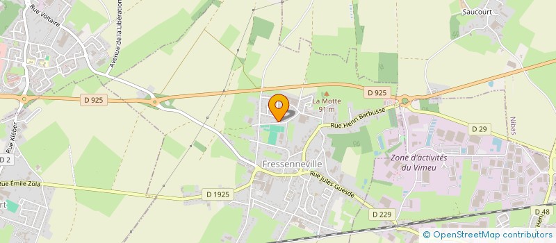 localisation de l'entreprise MADAME MAUD MORIERE  WOINCOURT