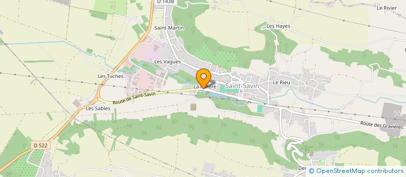 localisation de l'entreprise MADAME MAUD MOTTARD à SAINT-SAVIN