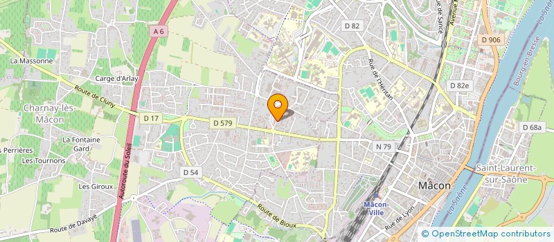 localisation de l'entreprise MADAME MAUD MOURENAS  CHARNAY-LES-MACON