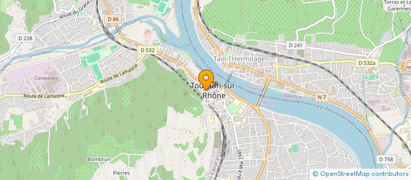 localisation de l'entreprise MADAME MAUD MOUSTY à TOURNON-SUR-RHONE