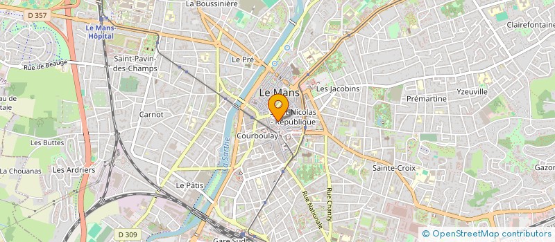 localisation de l'entreprise MADAME MAUD OUVRIER-BUFFET à LE MANS