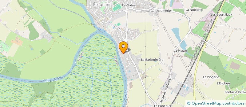localisation de l'entreprise MADAME MAUD PASQUIER à ANGERS
