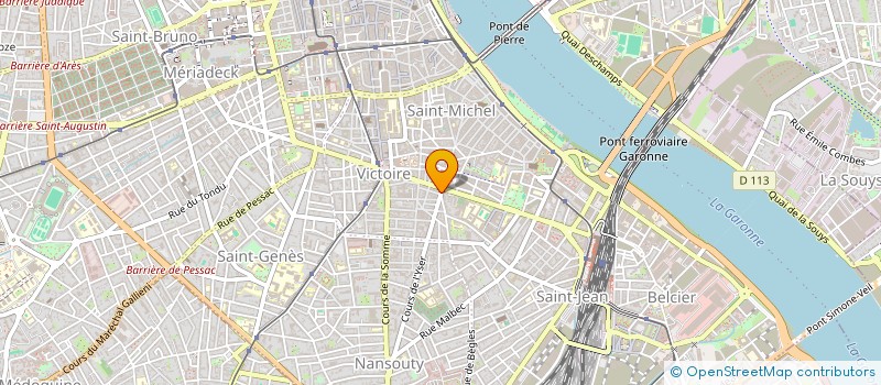 localisation de l'entreprise MADAME MAUD PASSAQUIN à BORDEAUX