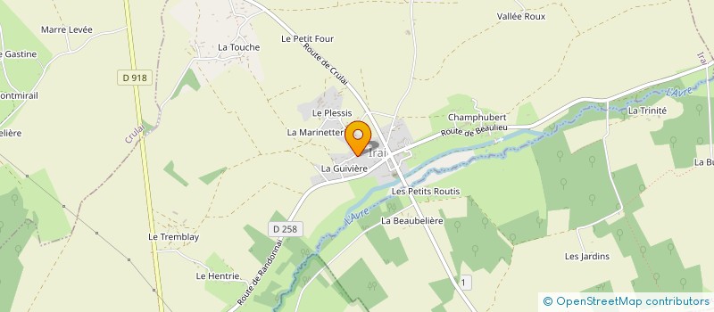 localisation de l'entreprise MADAME MAUD PATRIGOT à IRAI