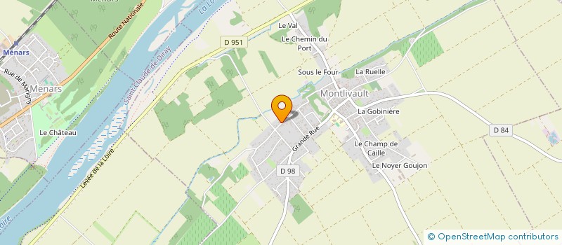 localisation de l'entreprise MADAME MAUD PEJOINE  MONTLIVAULT