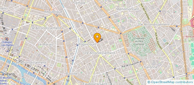 localisation de l'entreprise MADAME MAUD PERNET  PARIS