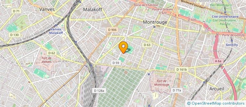 localisation de l'entreprise MADAME MAUD PICAUD  MONTROUGE