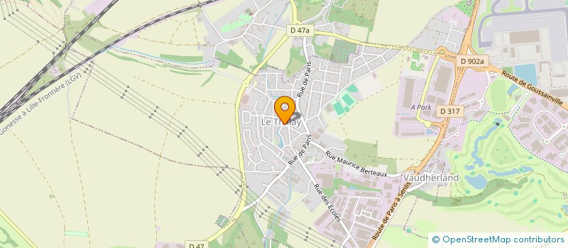 localisation de l'entreprise MADAME MAUD PICHON  LE THILLAY