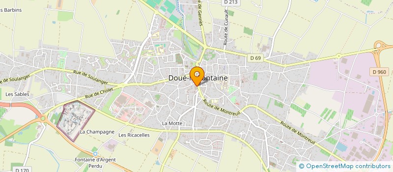 localisation de l'entreprise MADAME MAUD PICHONNEAU à DOUE-EN-ANJOU