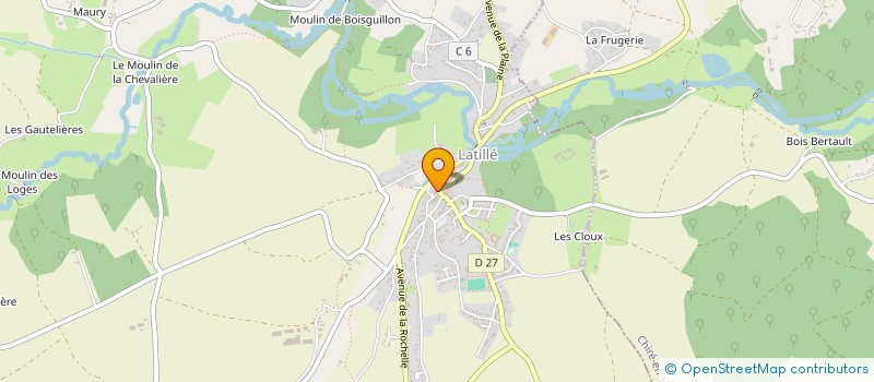 localisation de l'entreprise MADAME MAUD PIDERIT  LATILLE