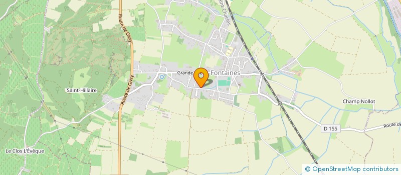 localisation de l'entreprise MADAME MAUD PLATRET  FONTAINES