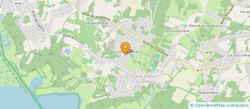 localisation de l'entreprise MADAME MAUD POIRAUD  SAINT-AIGNAN-GRANDLIEU