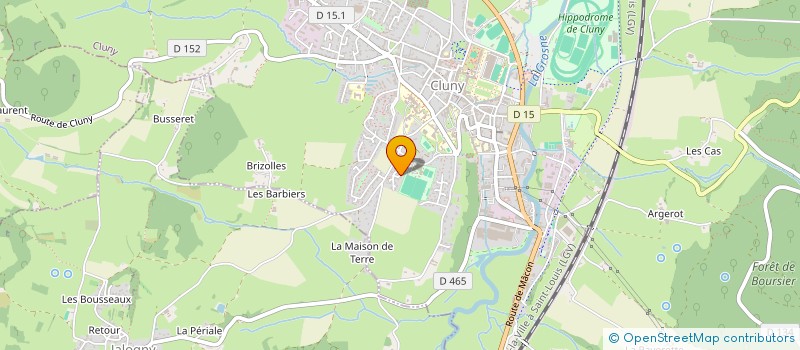 localisation de l'entreprise MADAME MAUD POMNOF  CLUNY