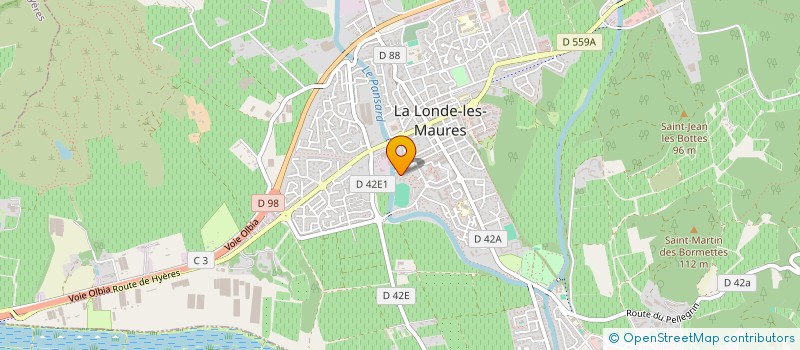 localisation de l'entreprise MADAME MAUD PONS  LA LONDE-LES-MAURES