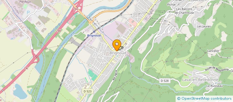 localisation de l'entreprise MADAME MAUD POULIN  VILLARD-BONNOT