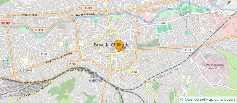 localisation de l'entreprise MADAME MAUD PRADON VALLANCY  BRIVE-LA-GAILLARDE