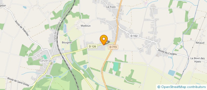 localisation de l'entreprise MADAME MAUD PREVOST  SEVERAC