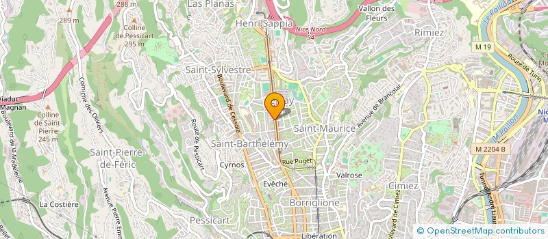 localisation de l'entreprise MADAME MAUD PRIETO  NICE