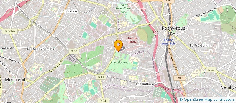 localisation de l'entreprise MADAME MAUD PRIGENT à MONTREUIL