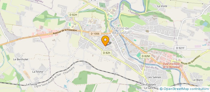 localisation de l'entreprise MADAME MAUD PROKOP  LE PONT-DE-BEAUVOISIN