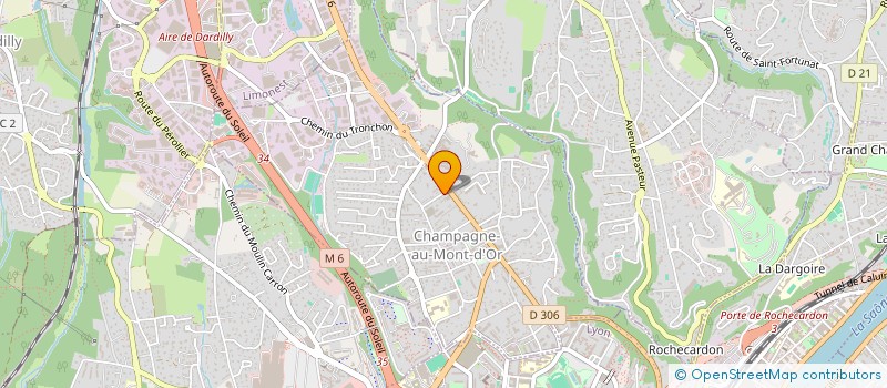 localisation de l'entreprise MADAME MAUD QUILIN  CHAMPAGNE-AU-MONT-D'OR