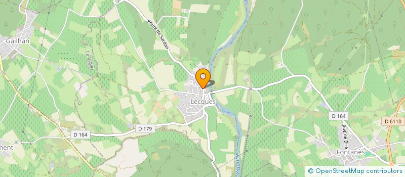 localisation de l'entreprise MADAME MAUD RESPAUD  LECQUES