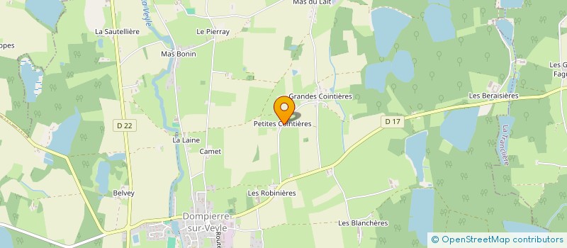localisation de l'entreprise MADAME MAUD REYNAUD  DOMPIERRE-SUR-VEYLE