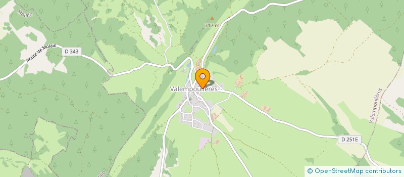 localisation de l'entreprise MADAME MAUD RIALIN  VALEMPOULIERES