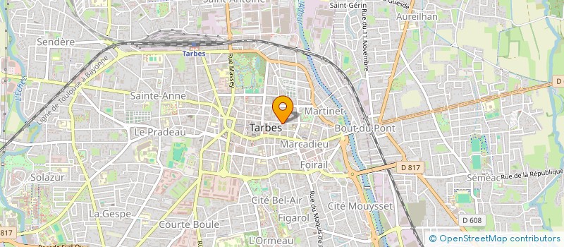 localisation de l'entreprise MADAME MAUD RIGAUD  TARBES