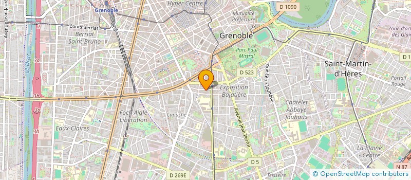 localisation de l'entreprise MADAME MAUD ROBERT  GRENOBLE