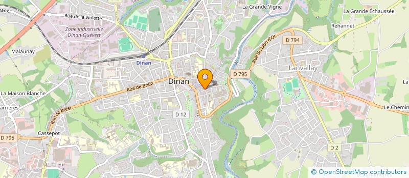 localisation de l'entreprise MADAME MAUD ROGER  DINAN