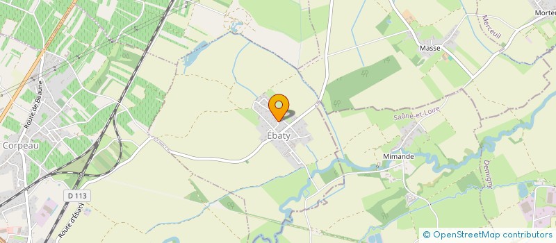 localisation de l'entreprise MADAME MAUD ROMAIN  EBATY