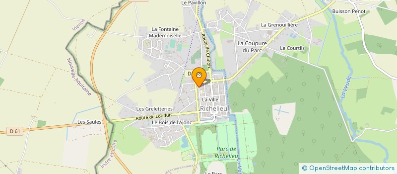 localisation de l'entreprise MADAME MAUD RUAUD  RICHELIEU